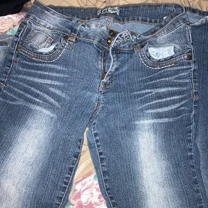 Lei low rise bootcut jeans, juniors size 9